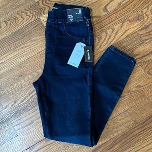 NWT Express Skinny High Rise Pull On Flex Jeans